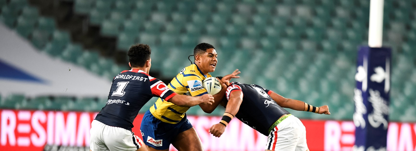 Late Roosters flurry seals victory over Eels Jersey Flegg