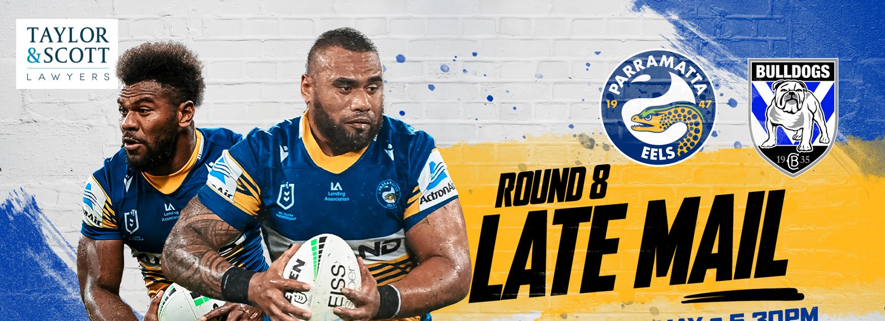 Late Mail - Bulldogs v Eels, Round Eight
