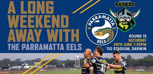 Join us for a long weekend away with the Parramatta Eels!