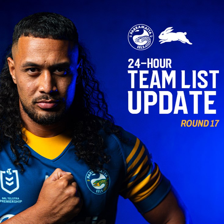 Team List Update: Round 17