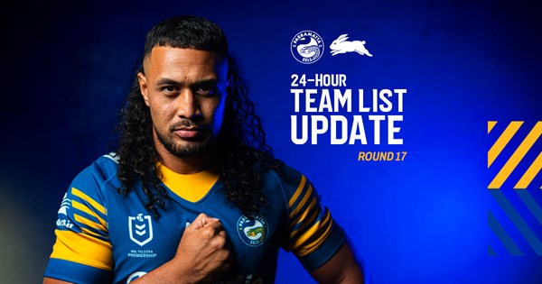 Team List Update: Round 17 | Eels