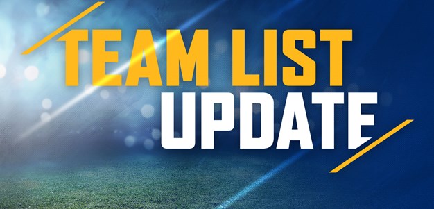 Team List Update: Sharks v Eels, Round 13