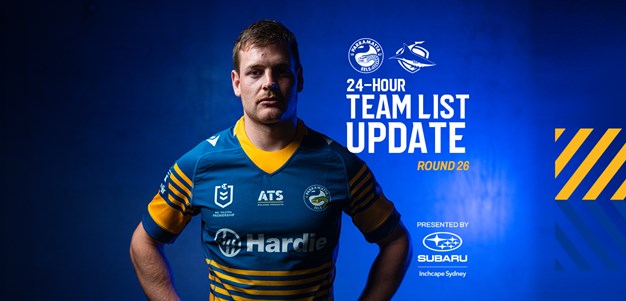 NRL Team List Update: Round 26
