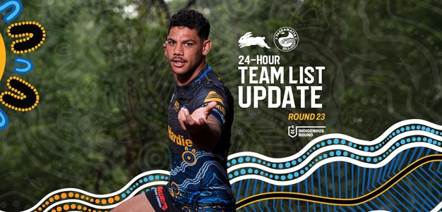 NRL Team List Update: Round 23