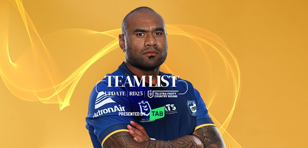 NRL Team List Update: Round 25