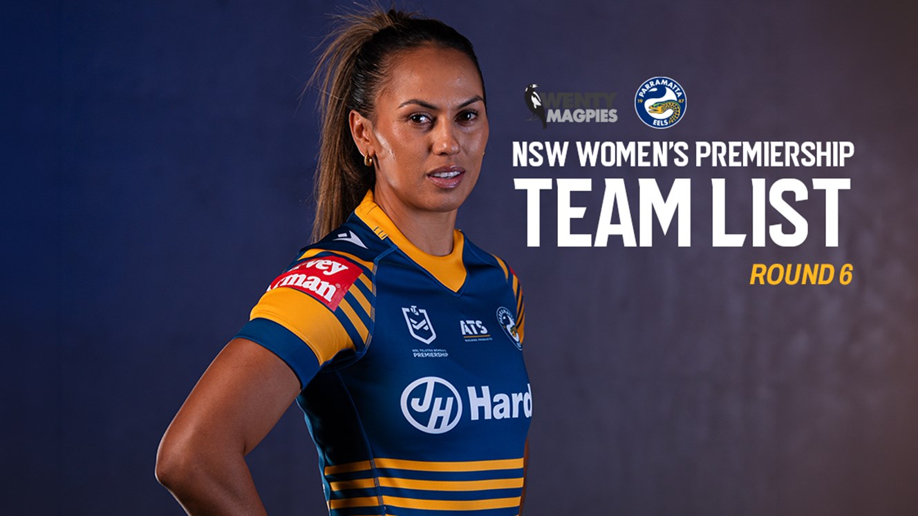 NSW Women's Premiership Team List: Round 6