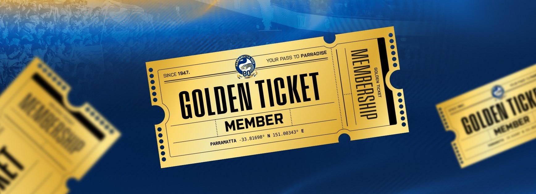 Five Golden Tickets. One Unforgettable Experience With 2027 Membership