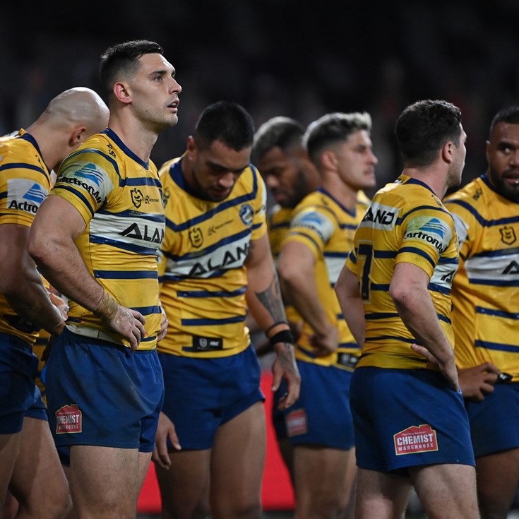 Eels fall short in blockbuster against Roosters