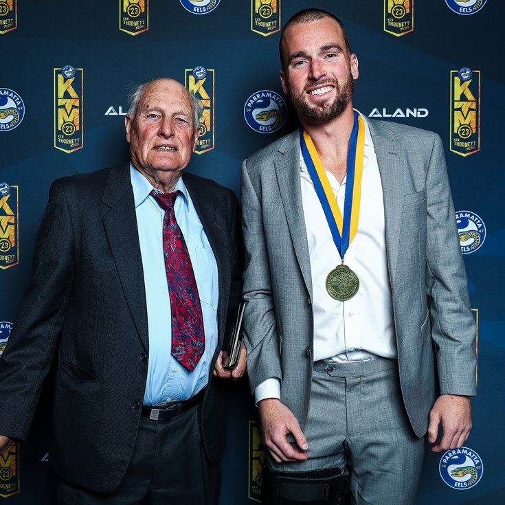Gutherson named Eels' player of the year for 2023