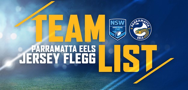 Eels Jersey Flegg v Sharks, Round 13 Team List
