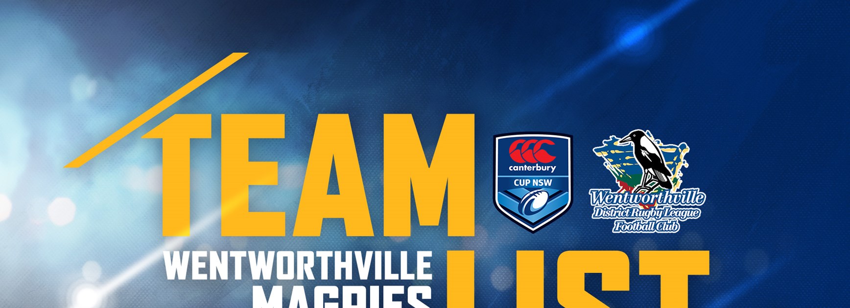 Wentworthville Magpies: Round Ten Team List