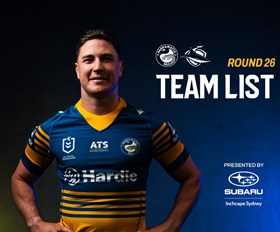NRL Team List: Round 26