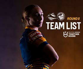 NRLW Team List: Round 8