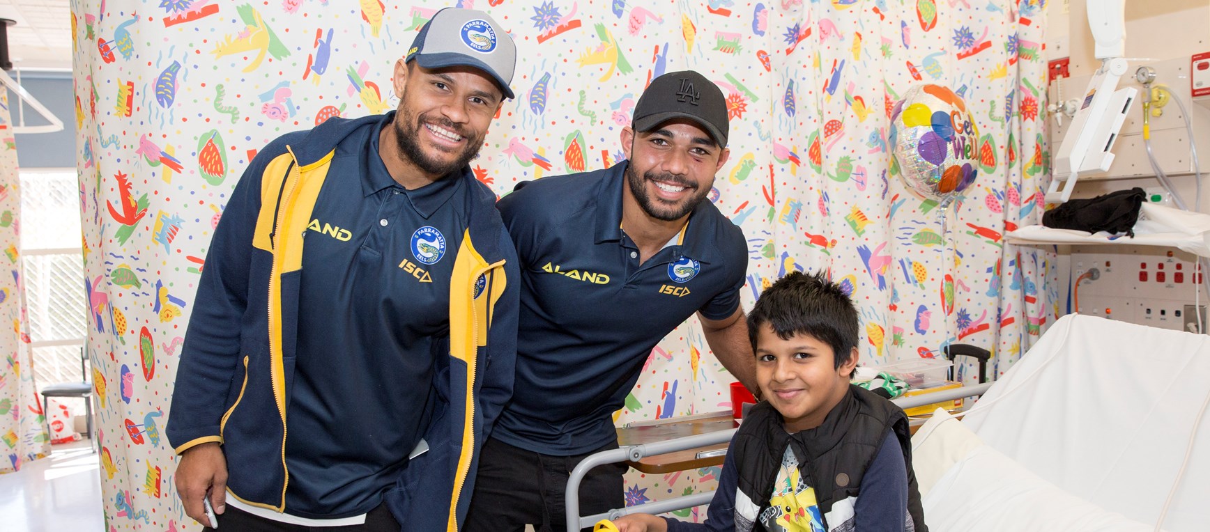 Hoffman and French visit Children's Hospital at Westmead