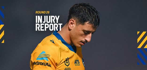 NRL Injury Report: Round 26