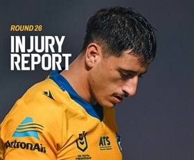 NRL Injury Report: Round 26