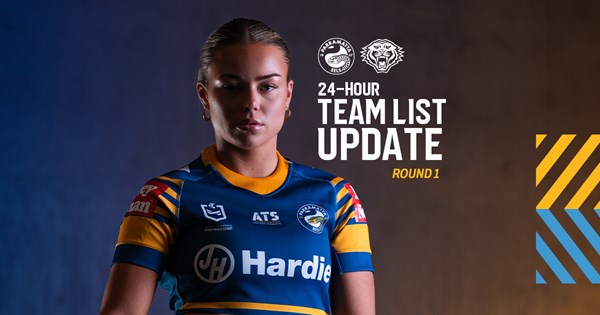 NRLW Team List Update: Round 1 | Eels