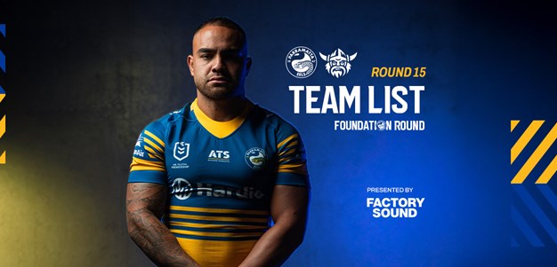 NRL Team List: Round 15