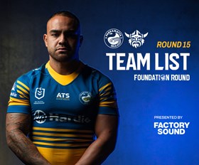 NRL Team List: Round 15