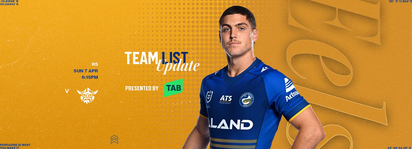 NRL Team List Update: Round 5