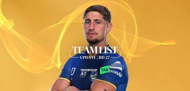NRL Team List Update: Round 27