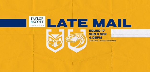 Late Mail: Warriors v Eels, Round 17
