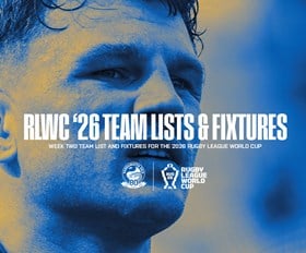 Team Lists & Fixtures: Rugby League World Cup Week 2