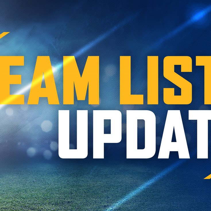 Team List Update: Eels v Bulldogs, Round 23