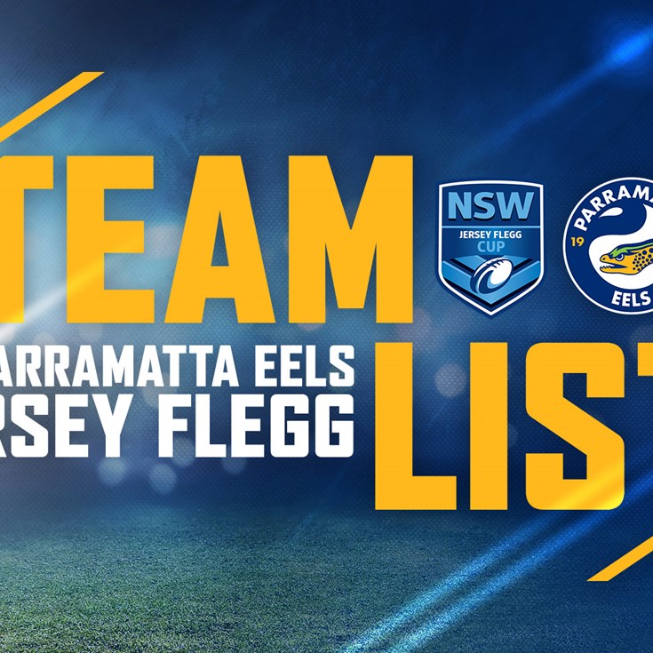 Eels Jersey Flegg: Round 16 Team List