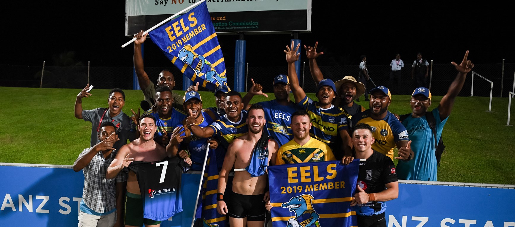 Eels in action for PM's XIII in Fiji