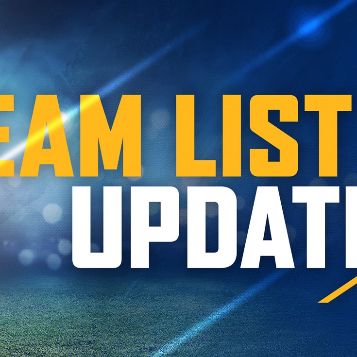 Team List Update: Eels v Panthers, Round 11