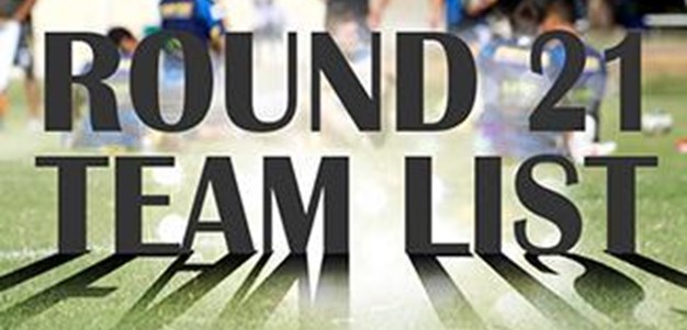 Round 21: Eels NRL Team List