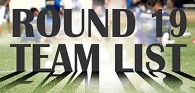 Round 19: Eels NRL Team List