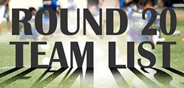 Round 20: Eels NRL Team List