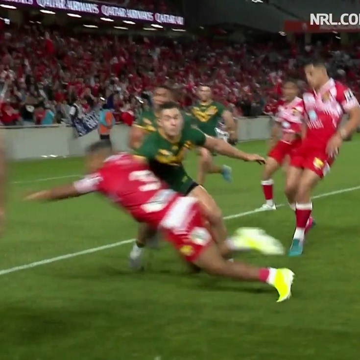 Jennings goes over for Tonga