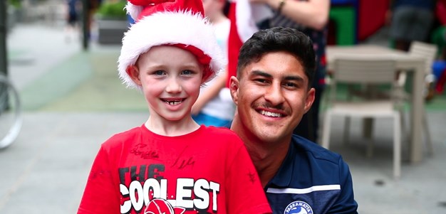 Eels deliver presents to RMH Westmead ahead of festive season