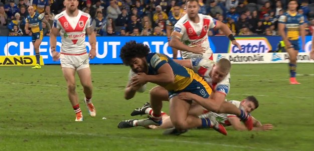 Brown and Papali'i combine to get Parramatta on the board