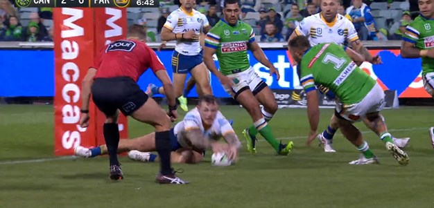 Hopgood scores his first NRL try!