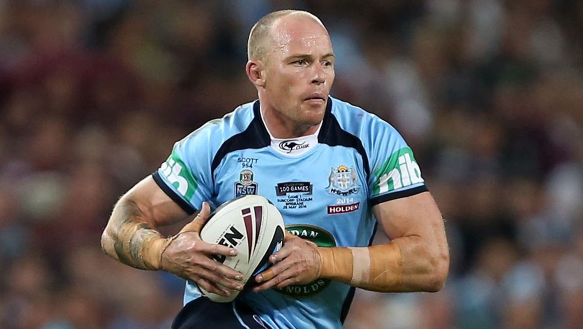 Beau Scott in action for the VB NSW Blues. Photo by Robb Cox © nrlphotos.com