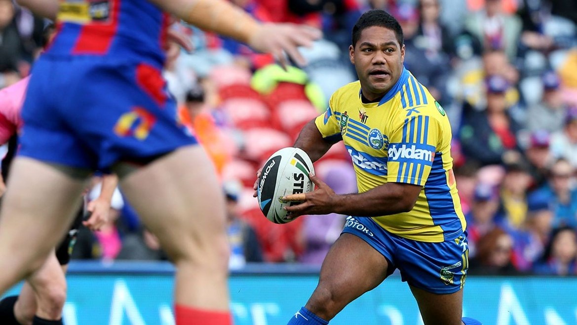 Dyldam Parramatta Eels halfback Chris Sandow will play his 150th NRL First Grade game this weekend against the Newcastle Knights Photo by Anthony Johnson © nrlphotos.com