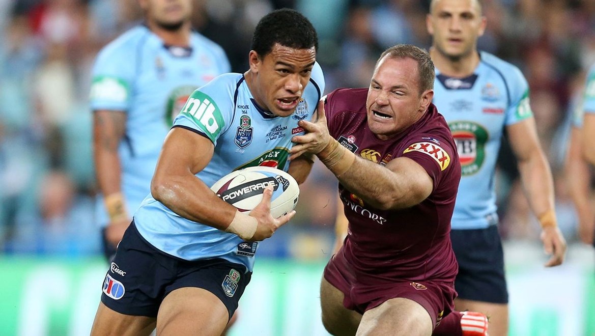 Will Hopoate  :Digital Image Grant Trouville Â© NRLphotos  : 2015 State of Origin Game 1 - NSW v QLD at ANZ Stadium, Wednesday the 27th of MAY  2015.