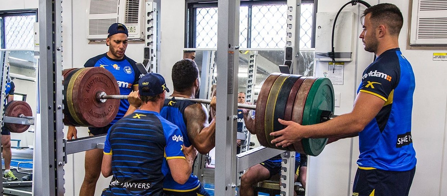 GALLERY | Eels outside backs hit the gym