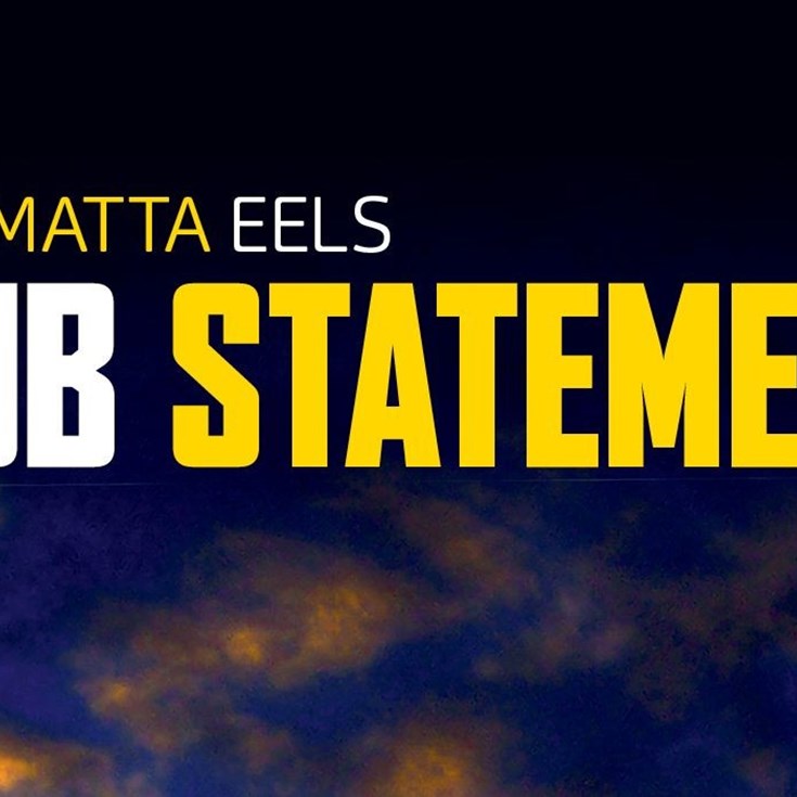 Parramatta Eels Statement Regarding Corey Norman