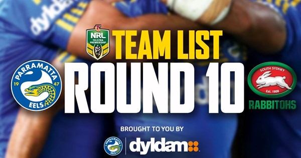 TEAM LIST: Eels NRL v Rabbitohs | Eels