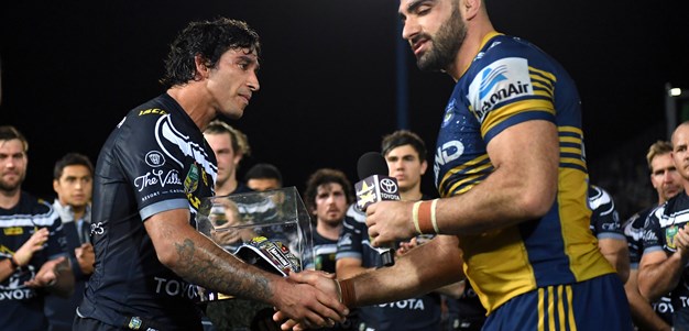 Eels present Thurston with gift