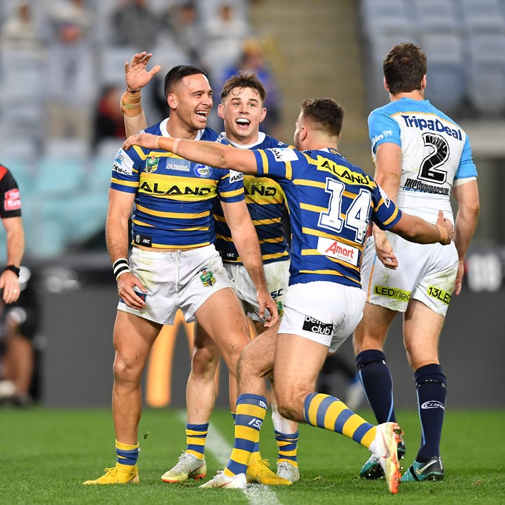 Eels v Titans in photos