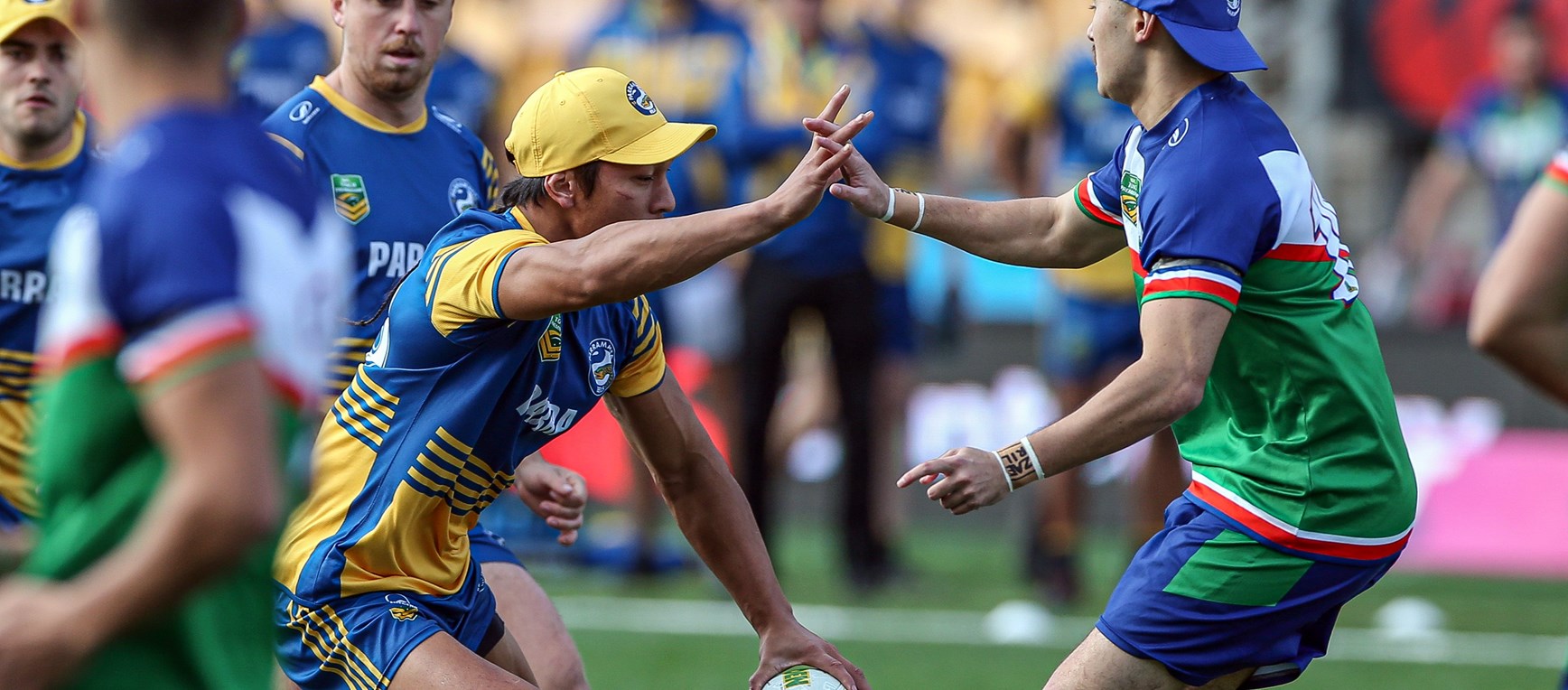 NRL Touch Premiership - Eels v Warriors in photos