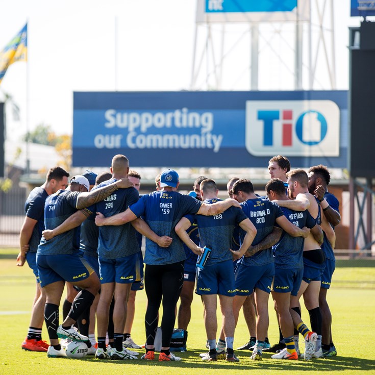Eels v Raiders - Captain's Run