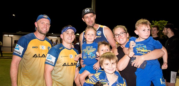 Eels Open Training Session - meet and greet