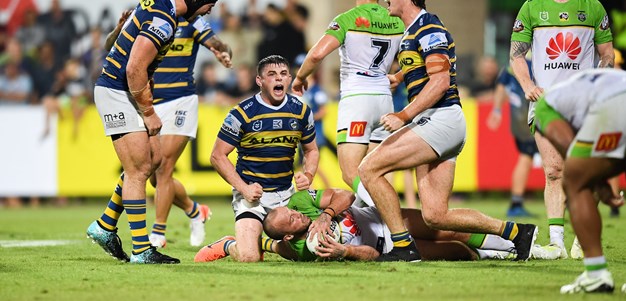 Eels v Raiders, Round 15 in photos